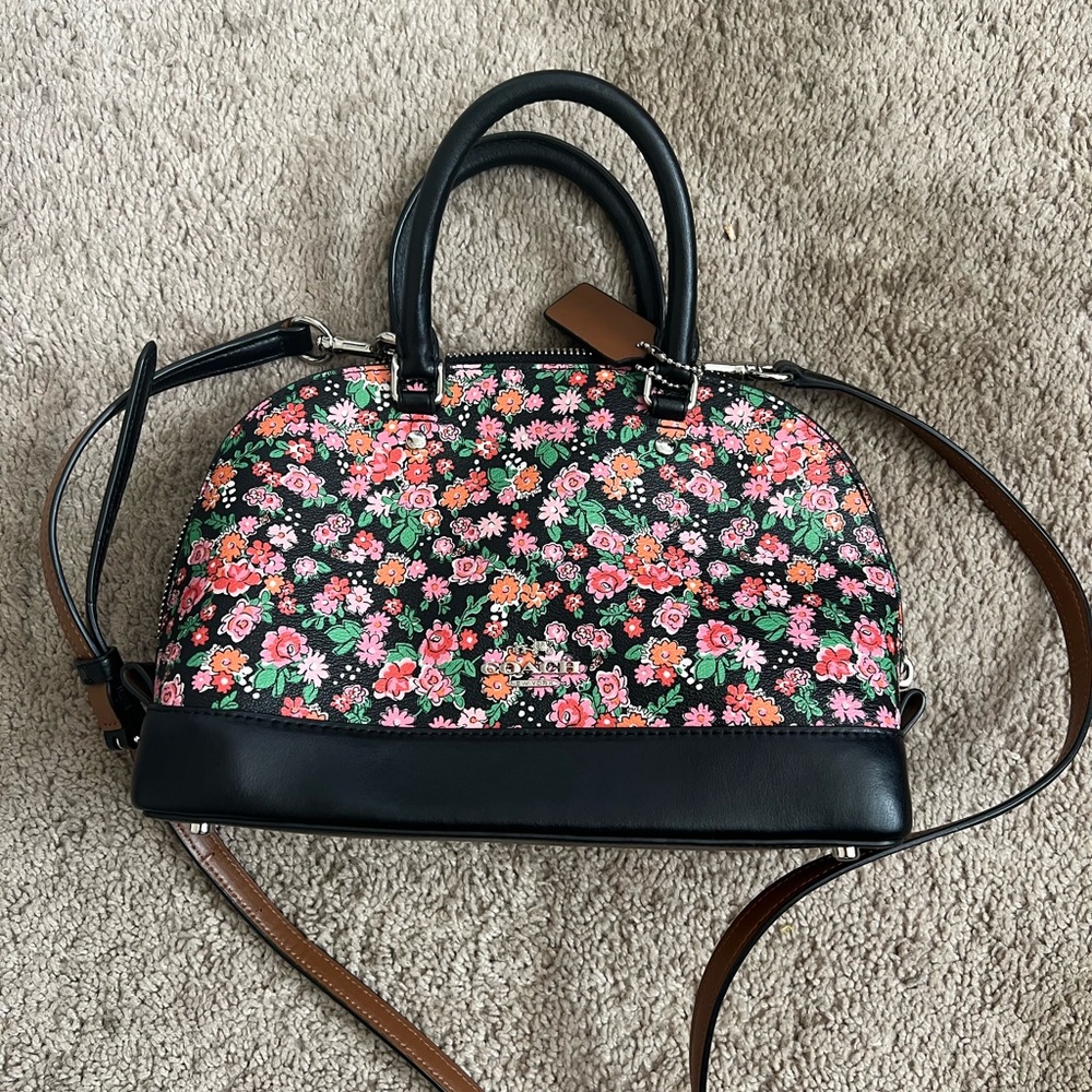 Coach Floral Print Bag